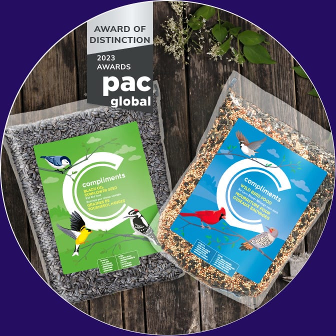 Award of Distinction (PAC Global) Compliments Birdseed